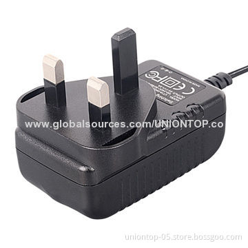 5V 1A wall mount plugin power adapter with CE, FCC, RoHS certifications